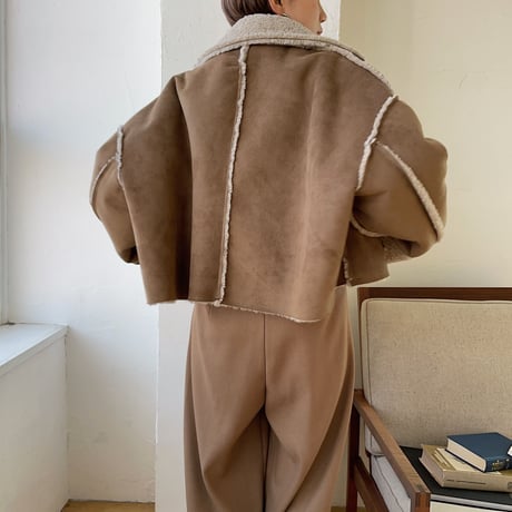【nokcha original】reversible eco mustang jacket_no0127