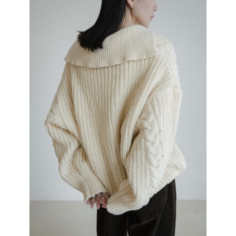《予約販売》accent cable knit_nt2441