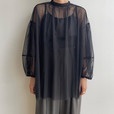 《予約販売》2set sheer blouse/2colors_nb0189