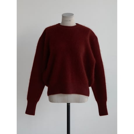 《予約販売》silhouette angora knit pullover/2colors_nt2196