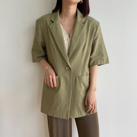 《予約販売》linen ennui jacket/2colors_no0215