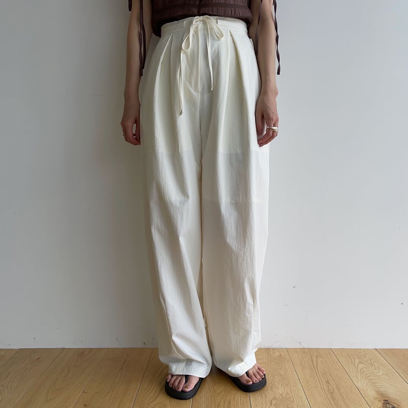 nokcha original】string washer oval pants/2colo