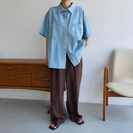 《予約販売》denim  shirt_nt0968