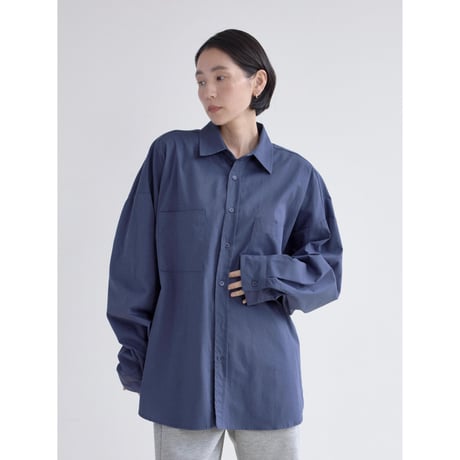 《予約販売》cotton over shirt/2colors_nb0364