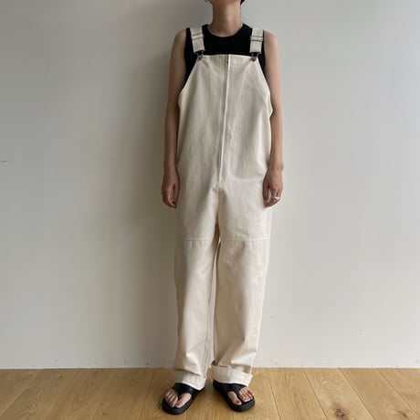 【nokcha original】material over all/ivory_np0830