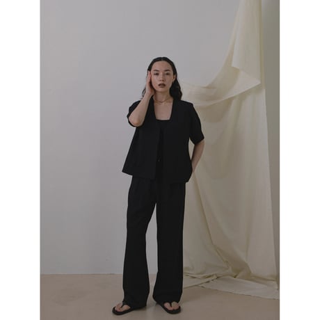 - AUTHENTIC series - material high pants/3colors_an0011