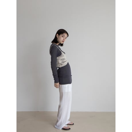 《予約販売》material sheer tops/3colors_nt2067