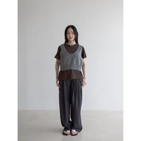 《予約販売》cover stitch quality tee/3colors_nt2045