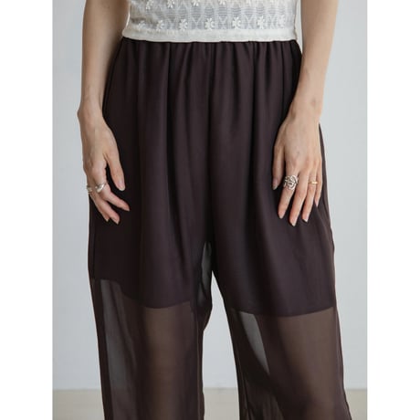 《予約販売》sheer lady pants/2colors_np1116