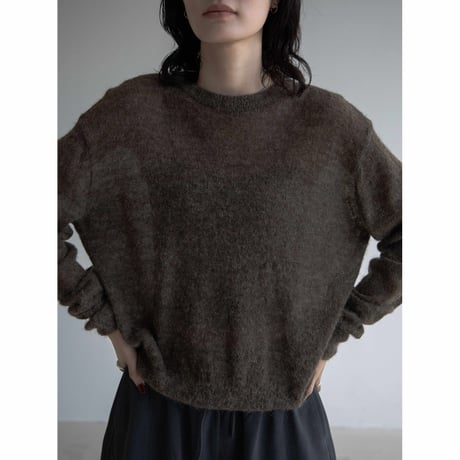 《予約販売》alpaca rich knit tops/2colors_nt2143