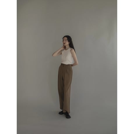 【nokcha original】natural lib tank top/2colors_nt1980