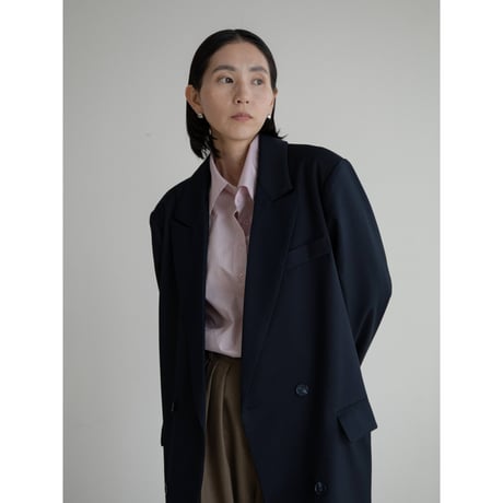 《予約販売》double breasted long coat/2colors_no0439