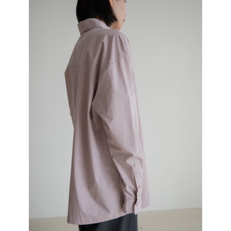 《予約販売》mannish over cotton shirt/2colors_nb0287