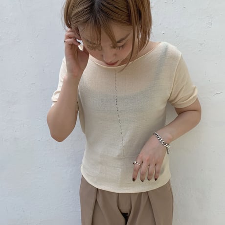 ✳︎予約販売✳︎boat neck knit/2colors_nt0023
