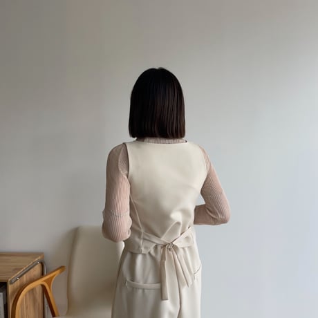 《予約販売》mannish mini vest/2colors_nt1280