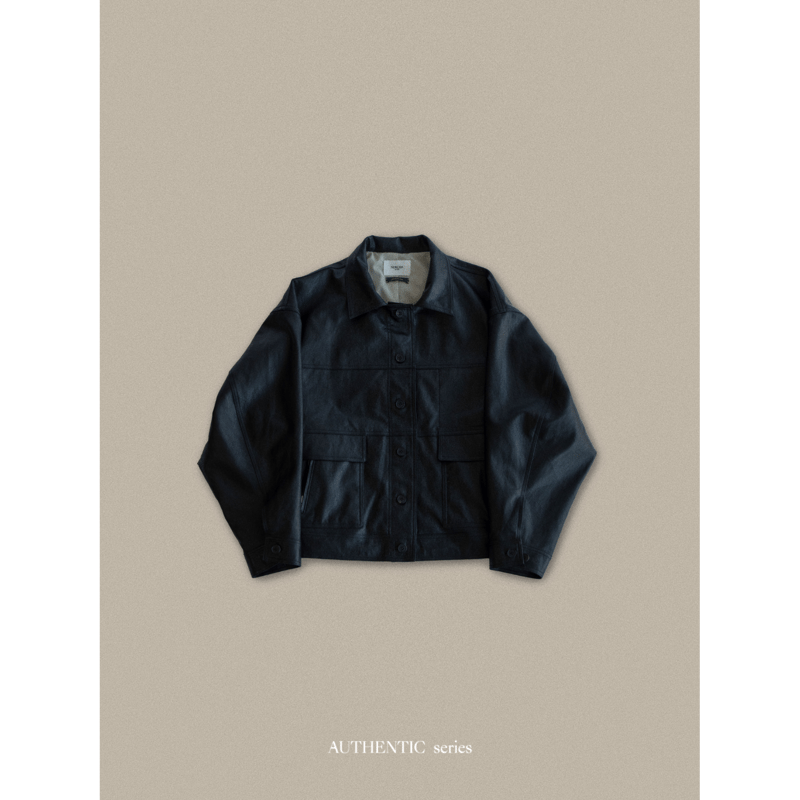 ジャケット・アウター nokcha old like eco leather jacket AUTHENTIC series - old like eco leather jacke