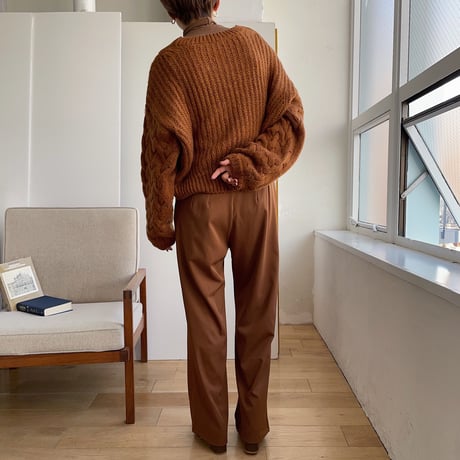 《予約販売》detail cable knit/2colors_nt0783