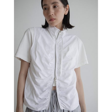 《予約販売》washer gather vest/2colors_nt2304