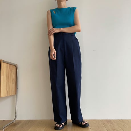 【nokcha original】“nc” chino pants/navy_np0612