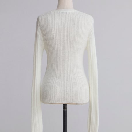 《予約販売》sheer lib knit tops/3colors_nt2493