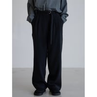 《予約販売》belt wool long pants/2colors_np1059