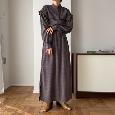【nokcha original】geometric back open ops/purple_nd0095