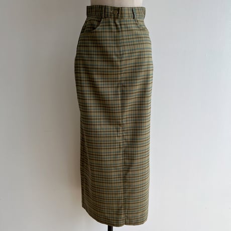 《予約販売》check long skirt/2colors_ns0071