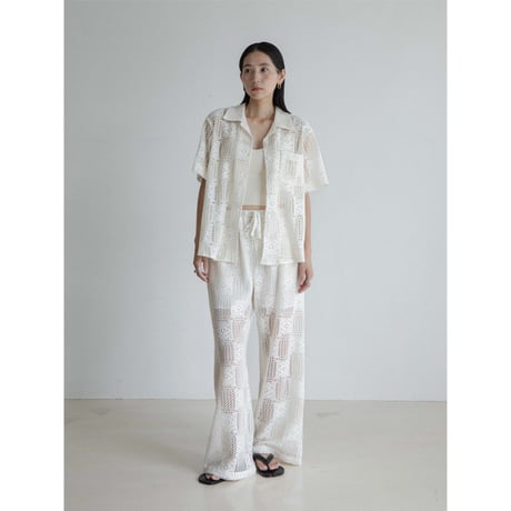 《予約販売》jacquard knit pants/2colors_np1134