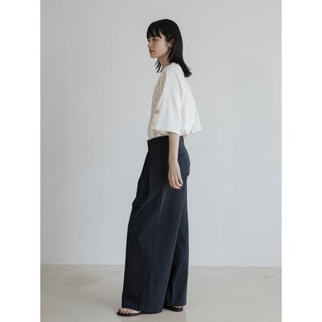 《予約販売》two tuck accent twill pants/2colors_np1127