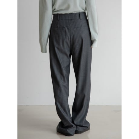《予約販売》stripe mannish pants/2colors_np1065