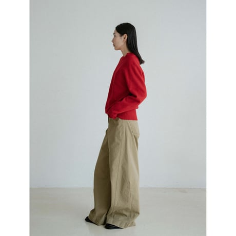 《予約販売》warm oval mannish pants/2colors_np1182