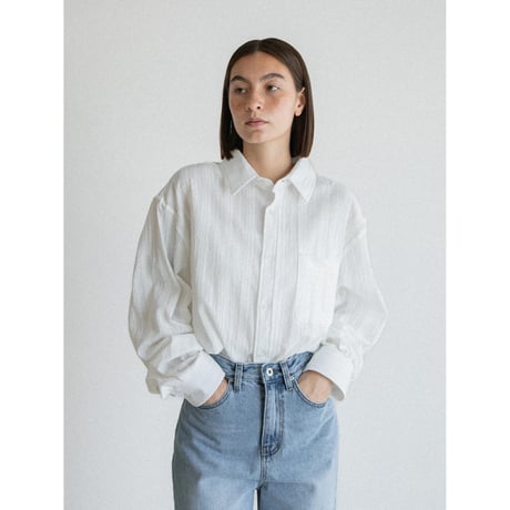 《予約販売》jacquard over shirt/2colors(unisex)_nb0373