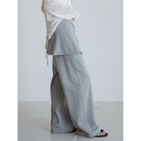 《予約販売》layered 2way sweat pants/2colors_np1146