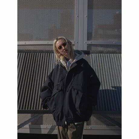 - AUTHENTIC series - urban over jacket/deep navy(unisex)_an0004
