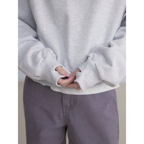 【NOKCHA × MOMO】alphabet sweat pullover/2colors_nt2488