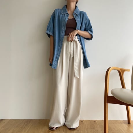 《予約販売》back point bra top/2colors_na0406