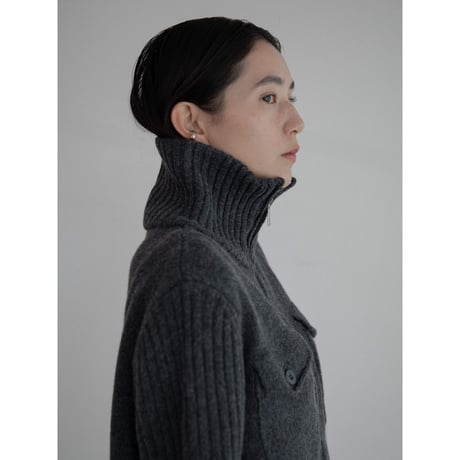 《予約販売》melange knit mannish cardigan/2colors_nt2233