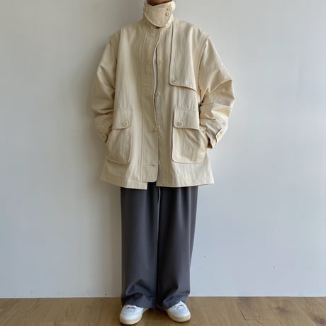 【nokcha original】2way mannish jacket/ivory_no0277