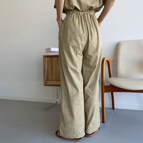 【nokcha original】melange jumpsuit_np0438