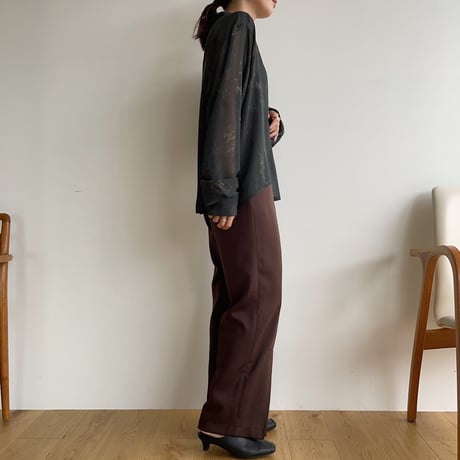 《予約販売》sheer marble blouse/2colors_nb0088