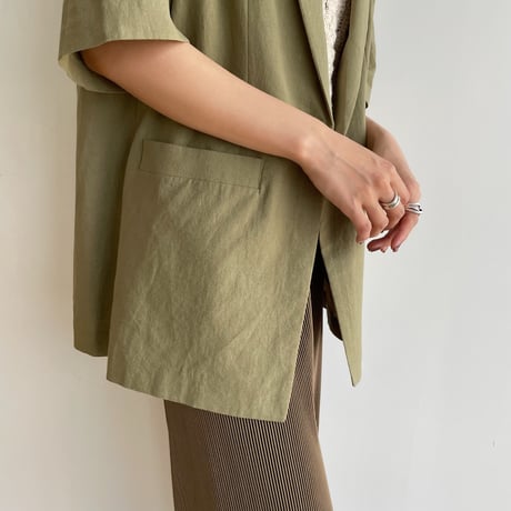《予約販売》linen ennui jacket/2colors_no0215