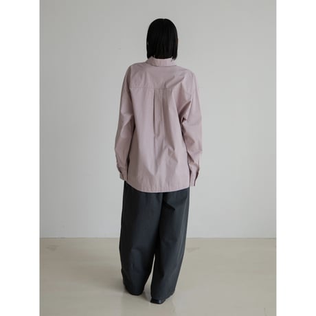 《予約販売》mannish over cotton shirt/2colors_nb0287