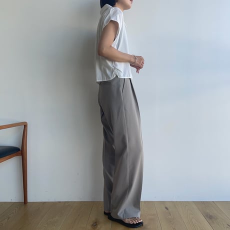 《予約販売》one tuck straight slacks pants/2colors_np0883
