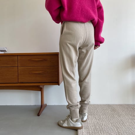 《予約販売》cashmere jogger pants/3colors_np0512
