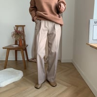 ✳︎予約販売✳︎straight daily pants/2colors_np0085