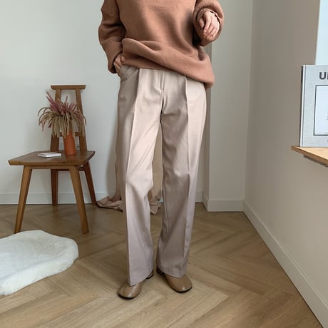 ✳︎予約販売✳︎straight daily pants/2colors_np0085