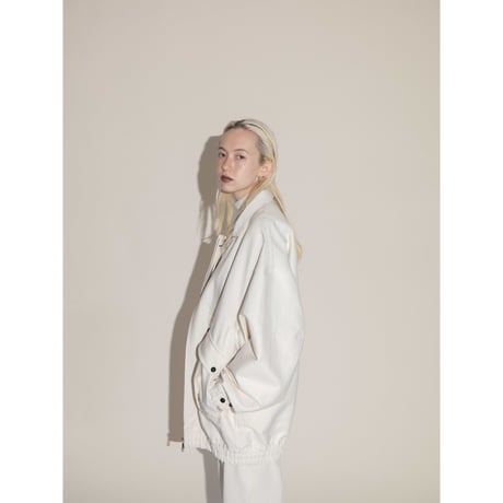 - AUTHENTIC series - urban over jacket/ivory(unisex)_an0003