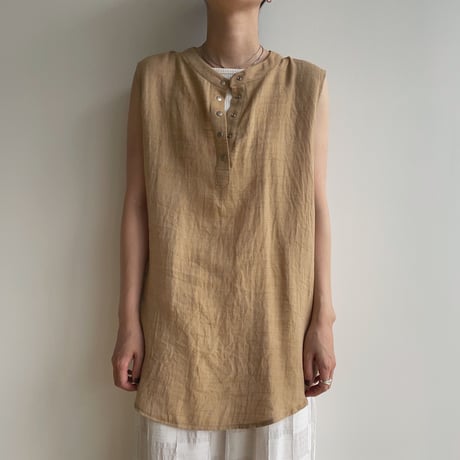 《予約販売》botan mannish tank top/2colors_nt1743