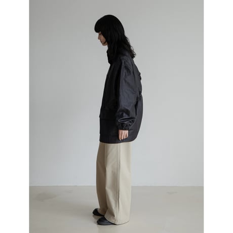 《予約販売》glossy mannish jumper/2colors_no0450