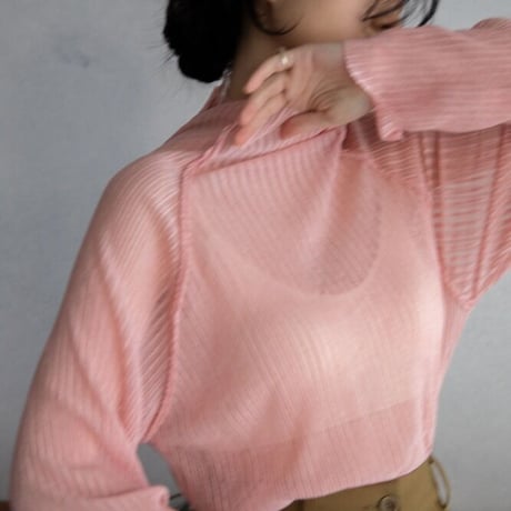 【nokcha original】sheer raglan tops/3colors_nt1261